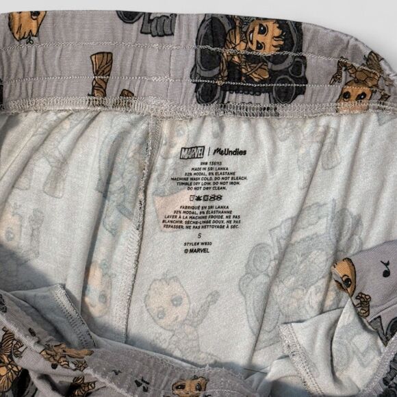 MeUndies Marvel Pajama Lounge Pants Modal Groot Drawstring Unisex Size Small - Picture 5 of 9